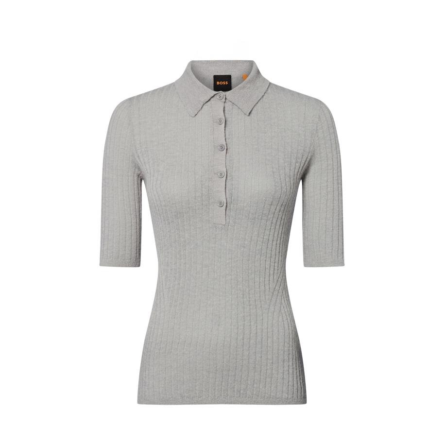 Hugo Boss BOSS Shirt Fugano lichtgrijs -