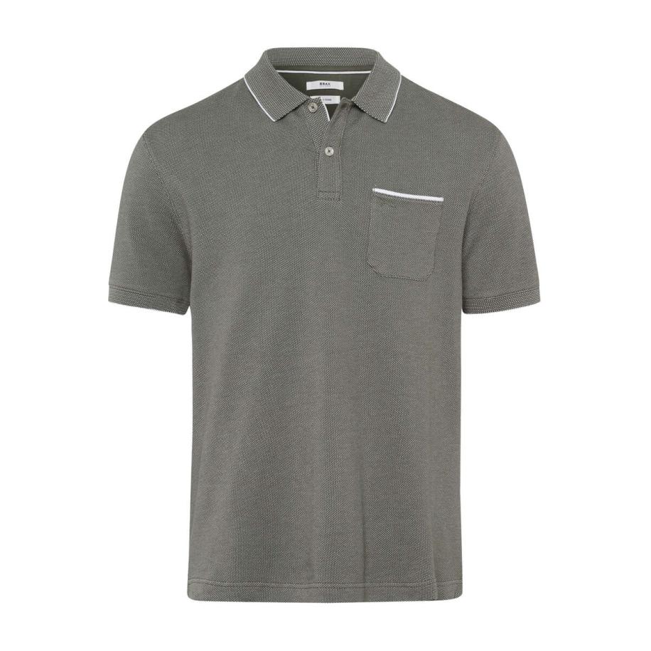 Brax Polo shirt Korte mouw olijf Groen