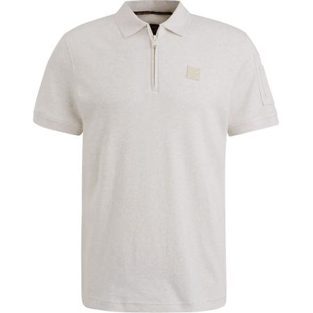 PME Legend Half-Zip Poloshirt Interlock Ecru