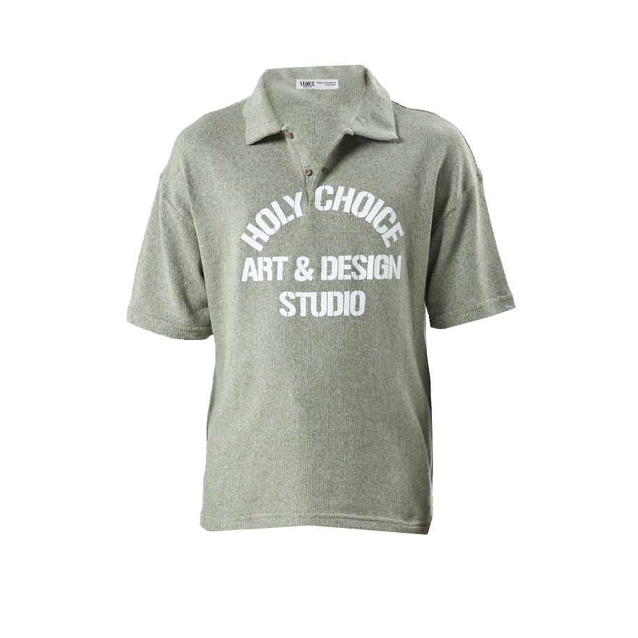 VAMOS CLO VAMOS CLO Shirt kaki / wit -