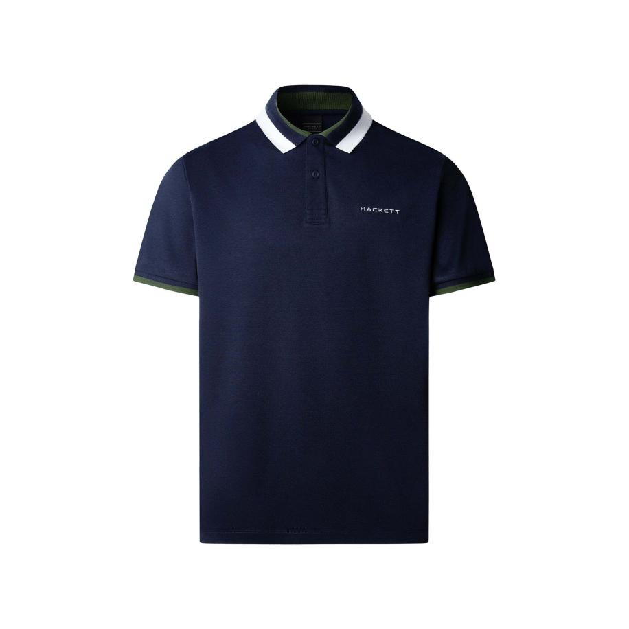 Hackett London Hackett London Shirt navy / groen / wit Blauw