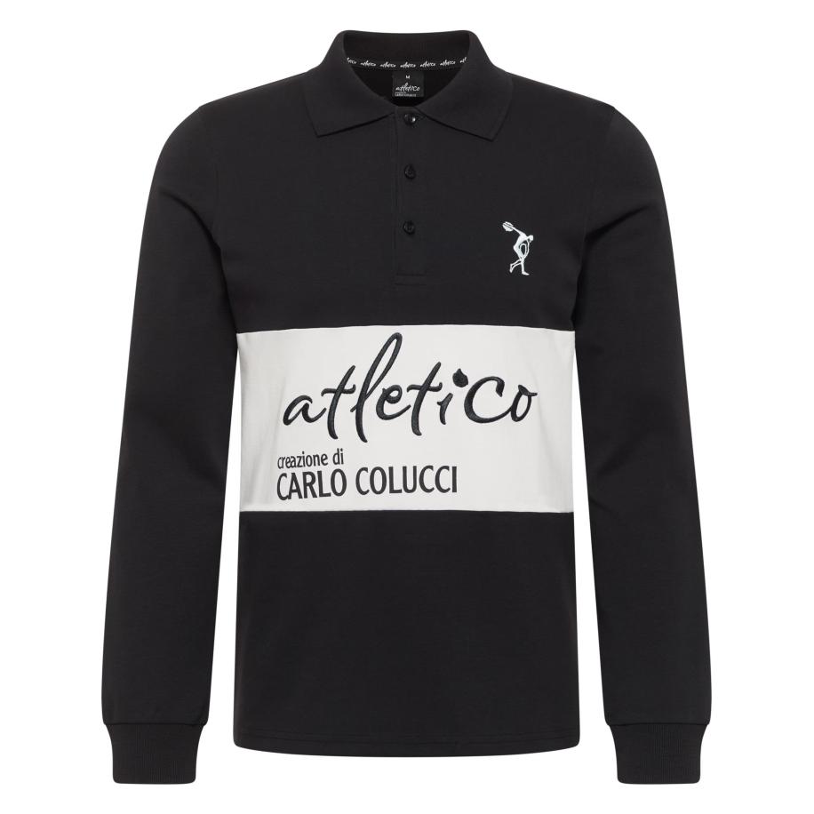 carlo colucci Carlo Colucci Shirt Domenici zwart / wit -