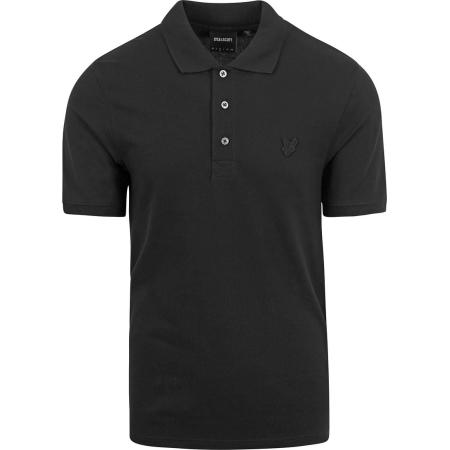 Lyle and Scott Tonal Eagle Polo Zwart