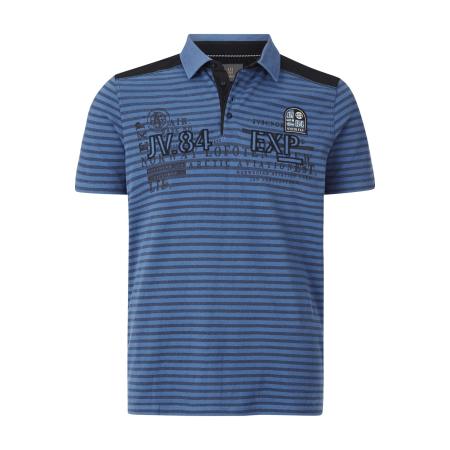 Jan Vanderstorm Polo shirt Korte mouw blauw