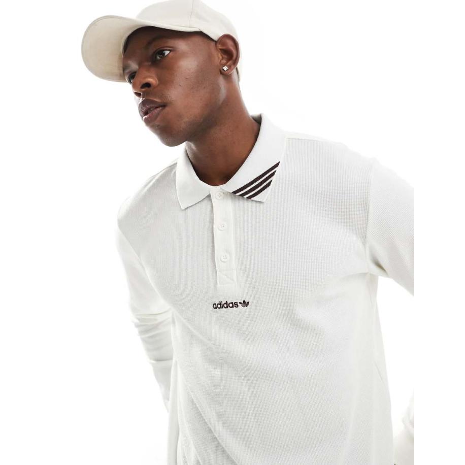adidas Originals - Polo in gebroken wit Wit