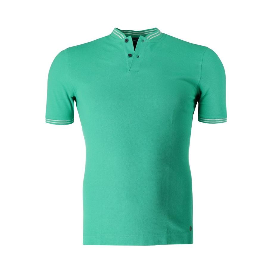Marvelis Casual Polo shirt Korte mouw opaal Groen