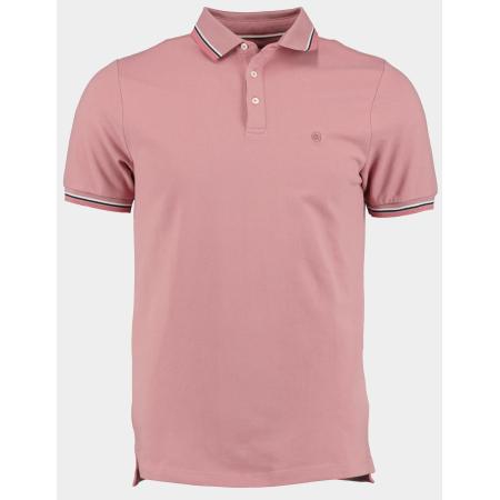 Bos Bright Blue Polo korte mouw jesse polo contrast collar 24108je24bo/771 mauve