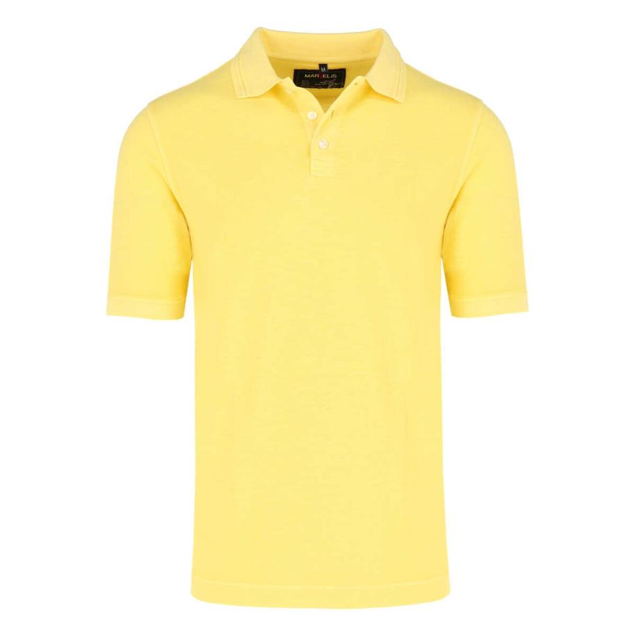 Marvelis Casual Polo shirt Korte mouw geel Geel