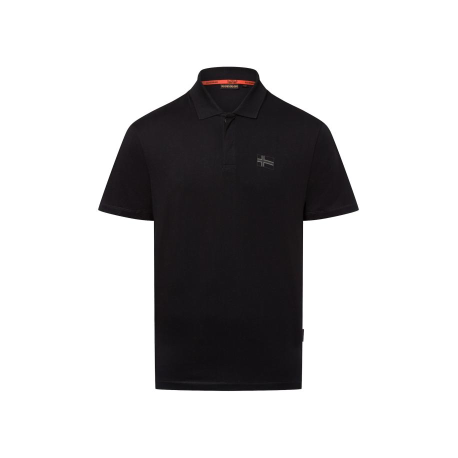 Napapijri NAPAPIJRI Shirt E-Sorano lichtgrijs / donkergrijs / zwart -