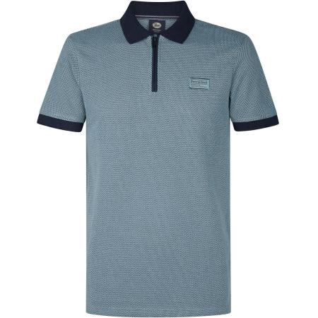 Petrol Half Zip Polo Keyline Ocean Blauw