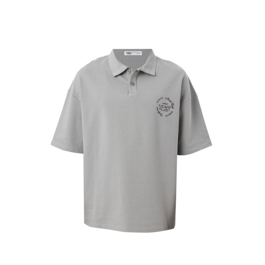 VAMOS CLO VAMOS CLO Shirt grijs / zwart -