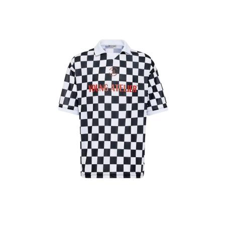 Dandalo Dandalo Shirt goud / bloedrood / zwart / wit