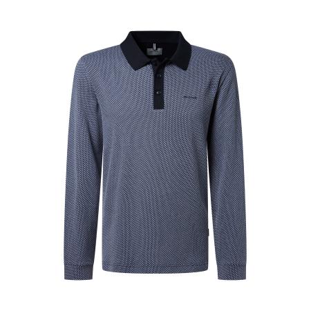 Pierre Cardin PIERRE CARDIN Shirt nachtblauw / wit