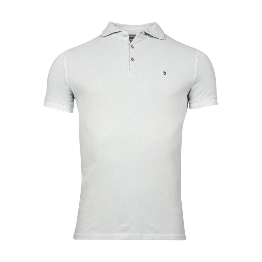 Thomas Maine Polo shirt Korte mouw lichtgrijs Grijs