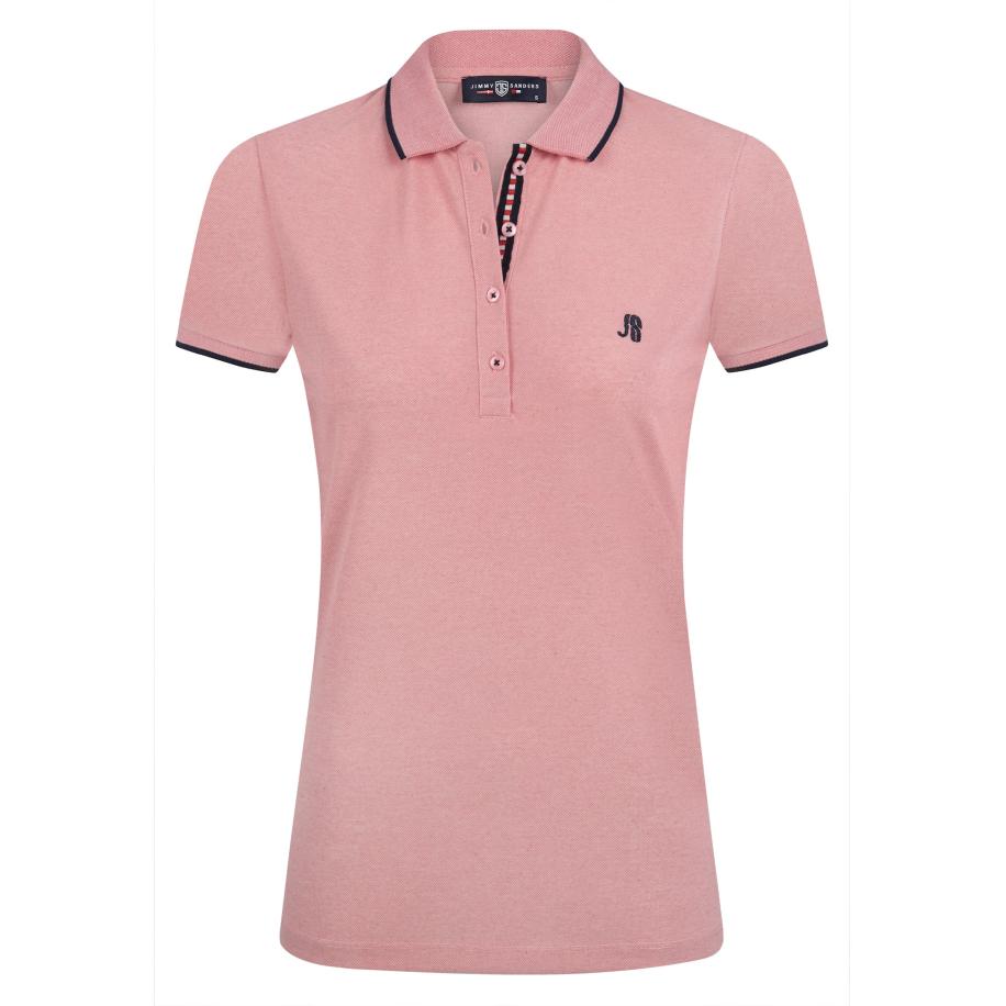 Jimmy Sanders Jimmy Sanders Shirt lichtroze / zwart -