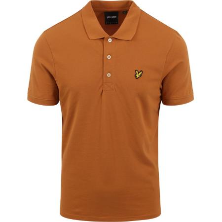 Lyle and Scott Polo Plain Oranje