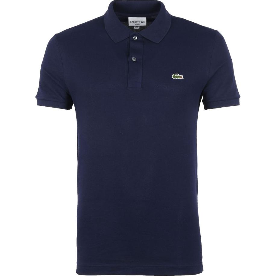 Lacoste Poloshirt Pique Donkerblauw Blauw