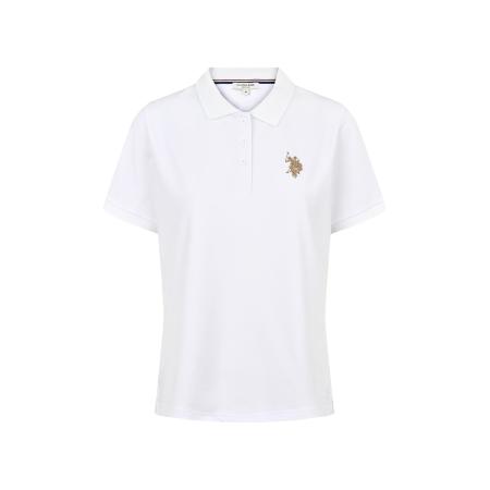 U.S. Polo Assn. U.S. POLO ASSN. Shirt Hariet mosterd / wit