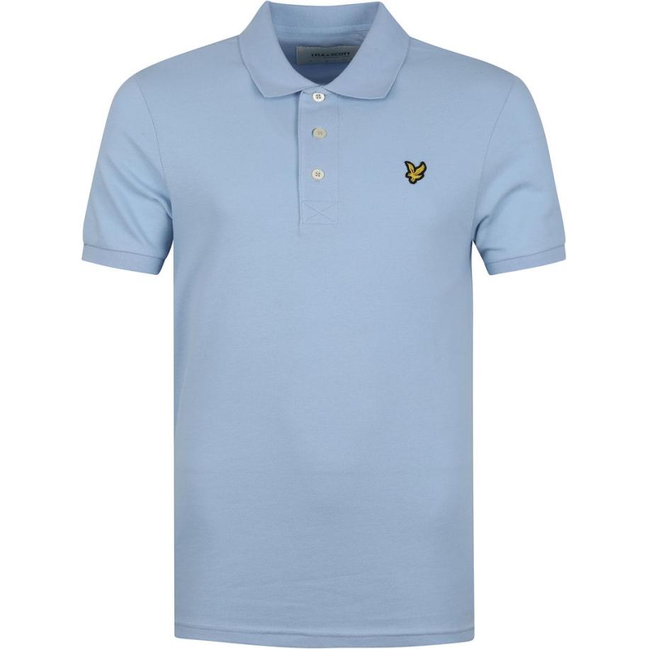 Lyle and Scott Polo Lichtblauw Blauw