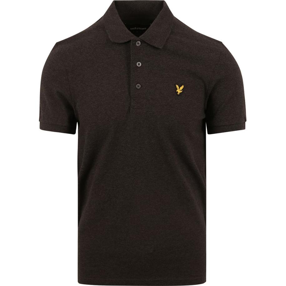 Lyle and Scott Polo Charcoal Grijs