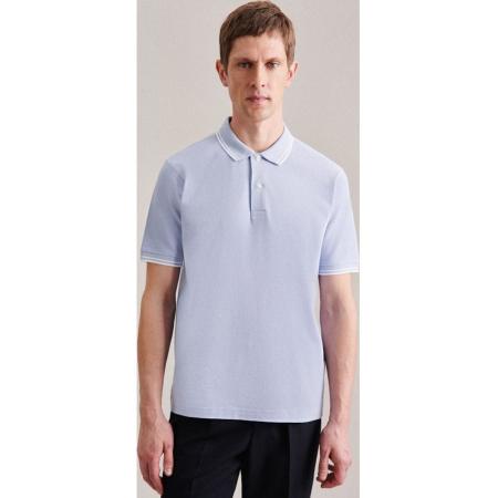 Seidensticker Polo shirt Korte mouw lichtblauw