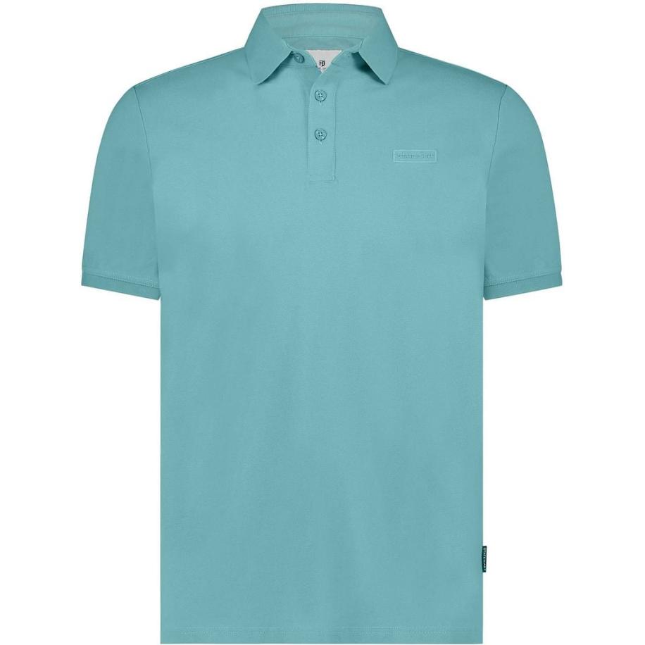 State Of Art Piqué Polo Azuurblauw Blauw