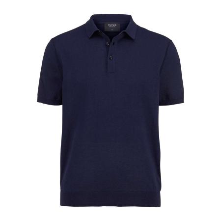OLYMP SIGNATURE Soft Business Polo shirt Korte mouw nachtblauw