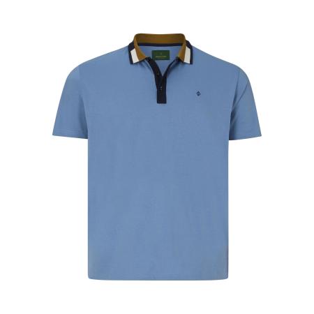 Charles Colby Polo shirt Korte mouw blauw