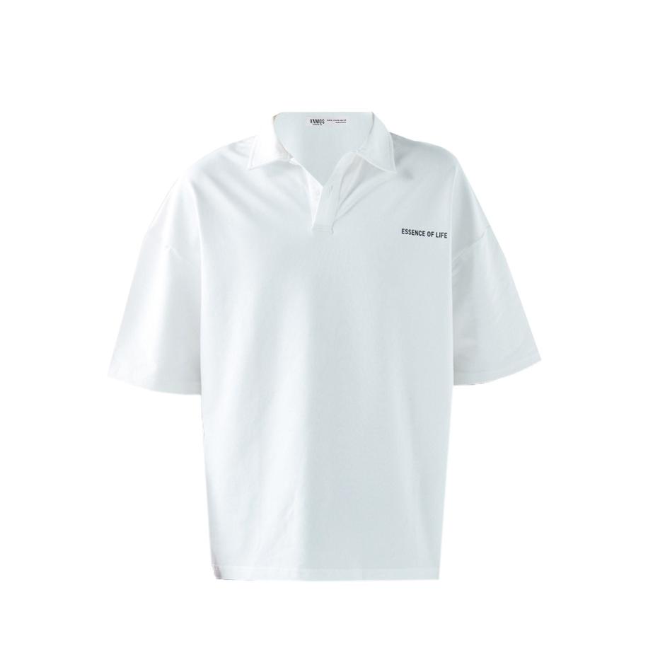 VAMOS CLO VAMOS CLO Shirt zwart / offwhite -