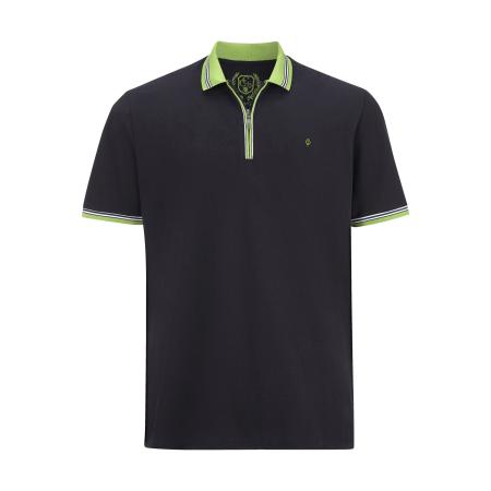 Charles Colby Polo shirt Korte mouw donkerblauw