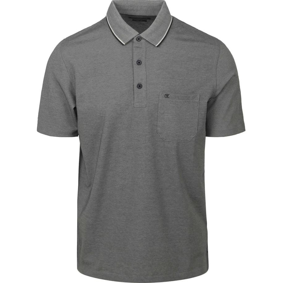 Casa Moda Polo Donkergrijs Grijs