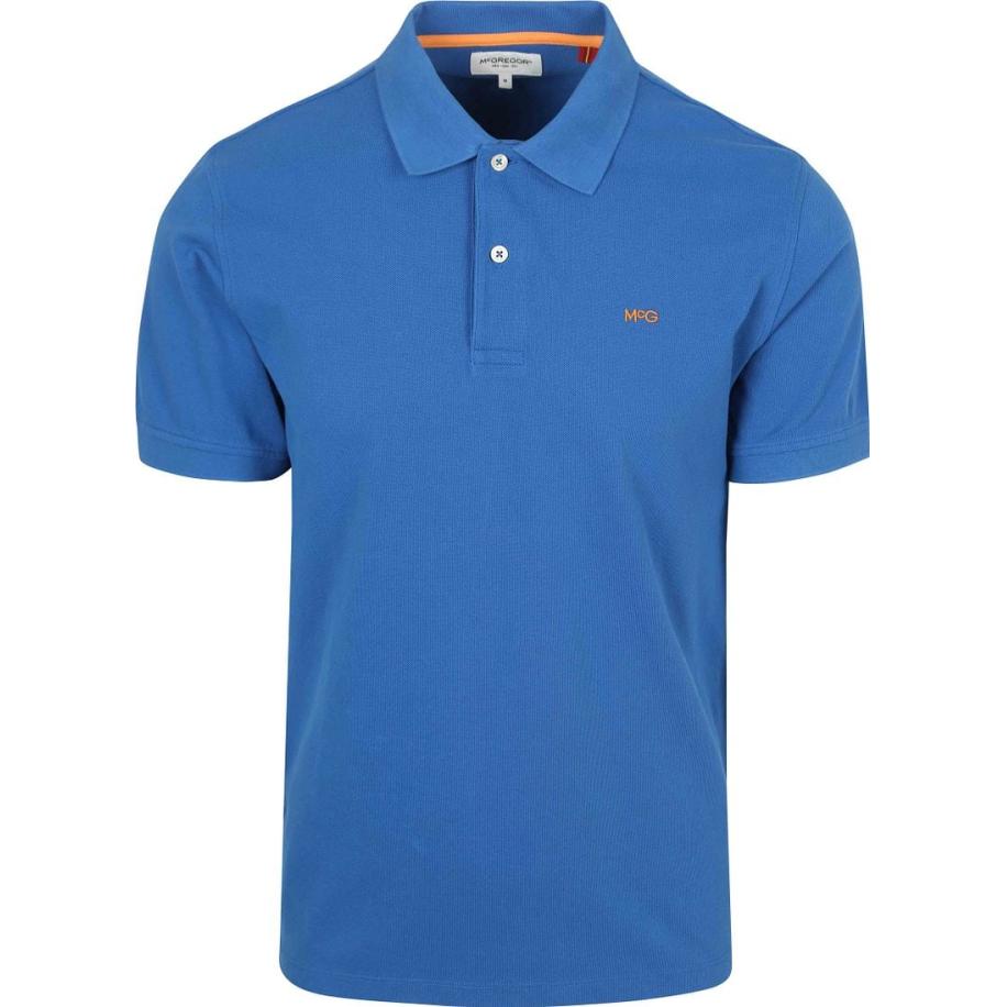 McGregor Piqué Polo Kobaltblauw Blauw