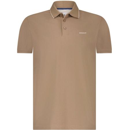 State of Art Poloshirt Piqué Bruin