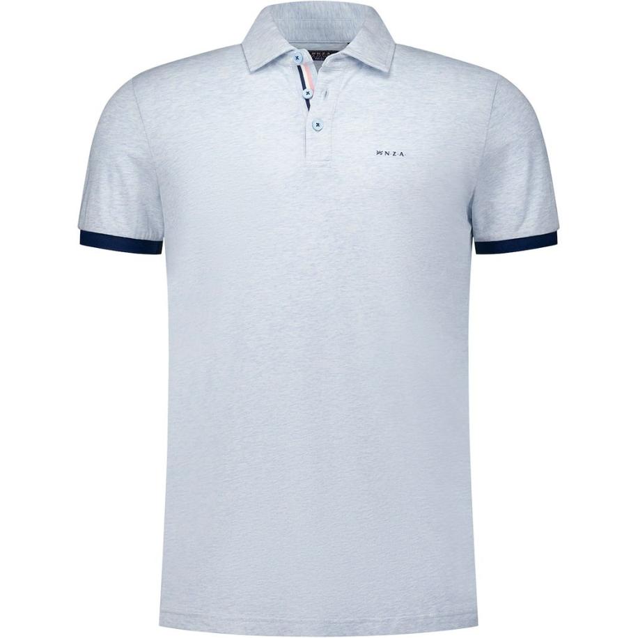 NZA Polo Briggs Pastel Blauw Blauw