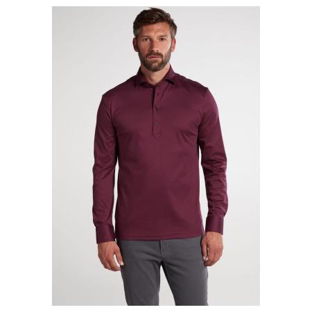 ETERNA 1863 Poloshirt lange mouw, Effen