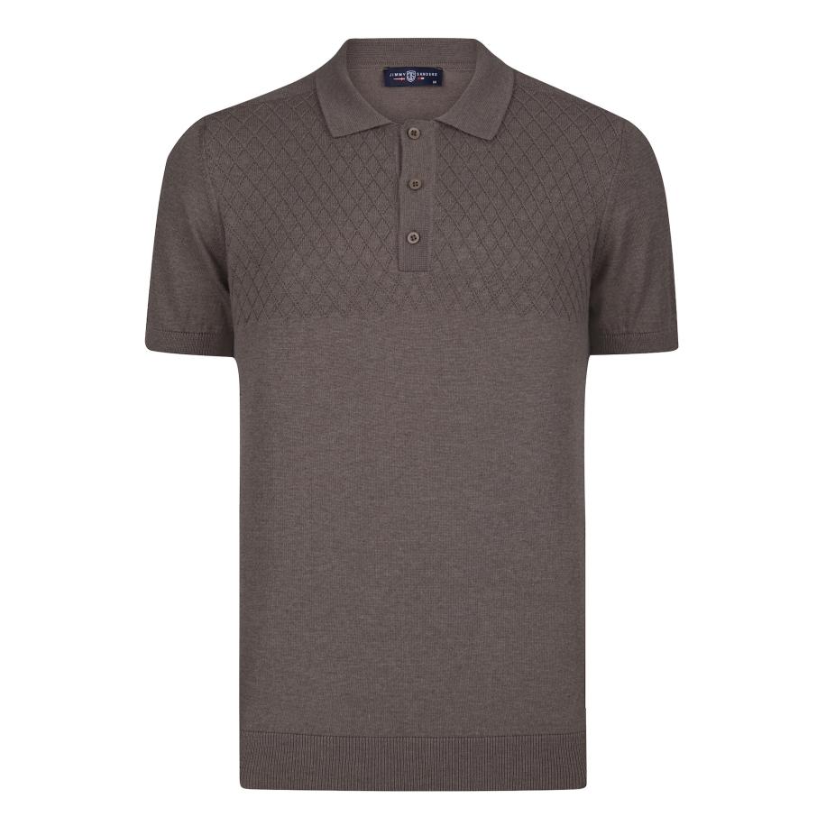 Jimmy Sanders Jimmy Sanders Shirt chocoladebruin -