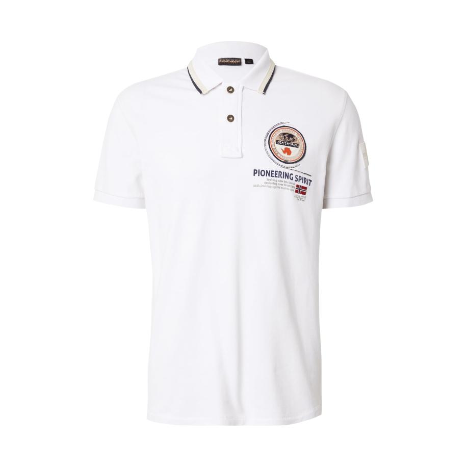 Napapijri NAPAPIJRI Shirt GANDY beige / navy / donkerblauw / wit -