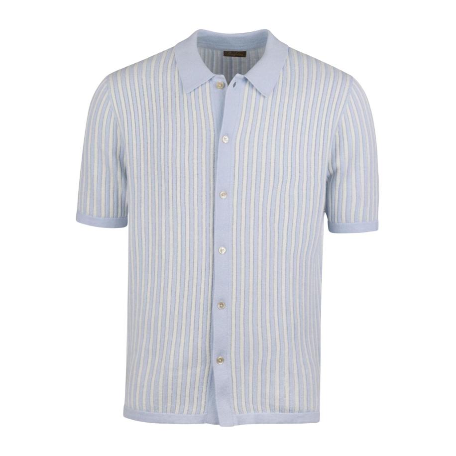 Stenströms Polo shirt Korte mouw blauw Blauw