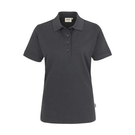 HAKRO 218 Dames Poloshirt antraciet, Effen