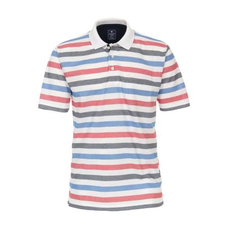Redmond Casual Polo shirt Korte mouw blauw/rood/wit