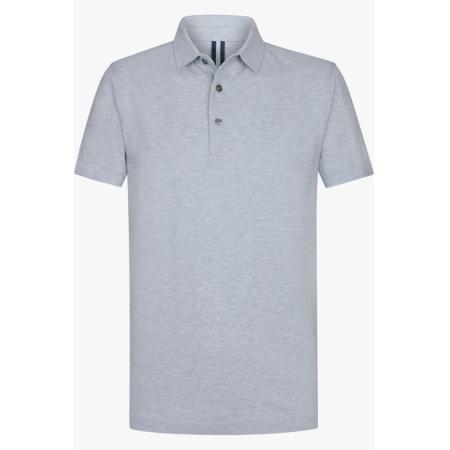 Profuomo Polo shirt Korte mouw lichtblauw