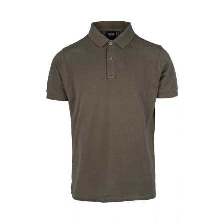 Poolman poolman Shirt Polo Uni Garment Dye Classic Fit bruin