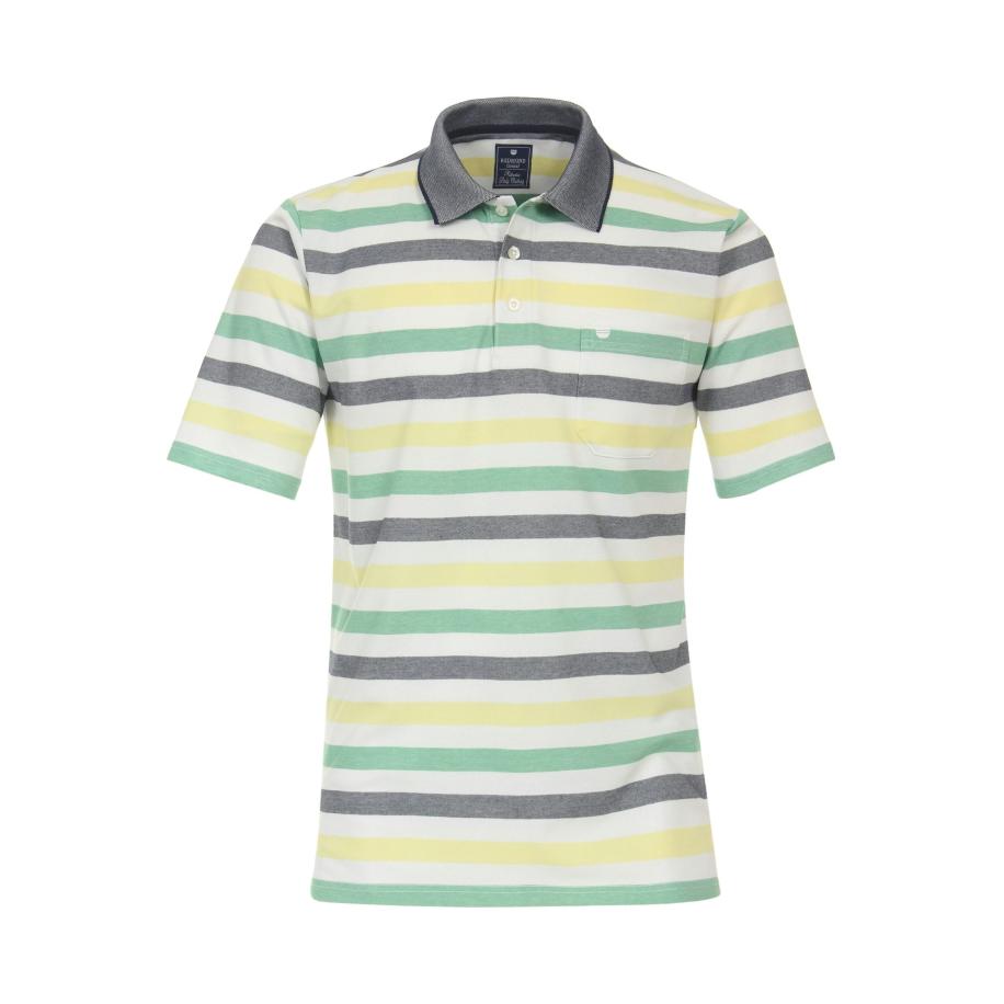 Redmond Polo shirt Korte mouw groen Groen