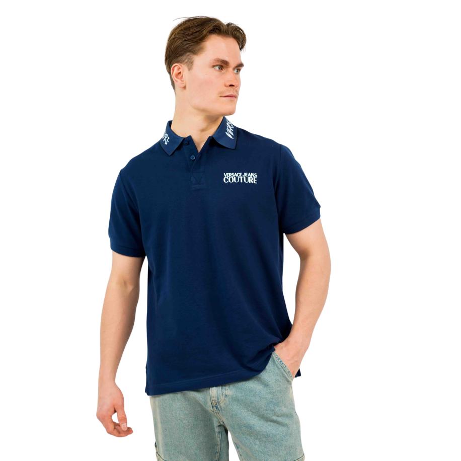 Versace Polo Blauw