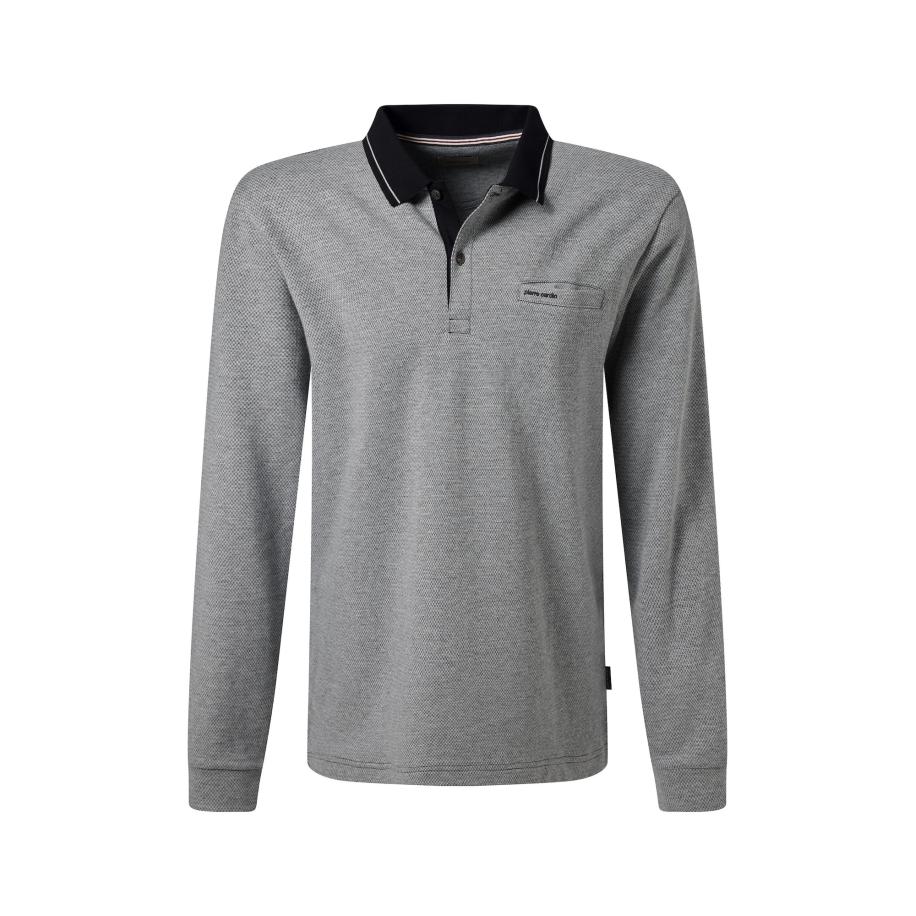 Pierre Cardin PIERRE CARDIN Shirt grijs / zwart -