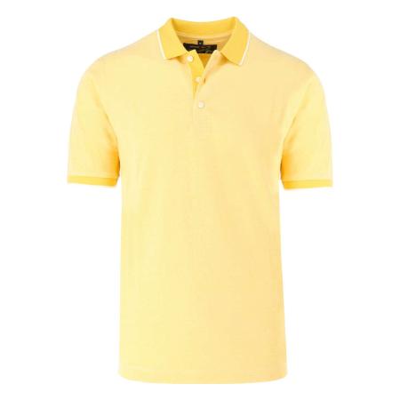Marvelis Casual Polo shirt Korte mouw citroengeel