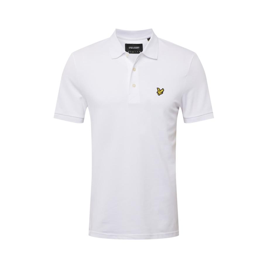 Lyle & Scott Lyle & Scott Shirt goudgeel / zwart / wit -