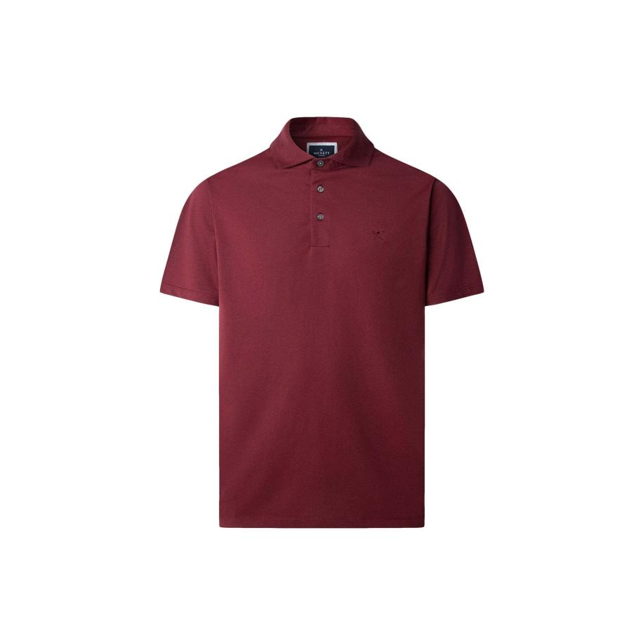 Hackett London Shirt wijnrood Rood