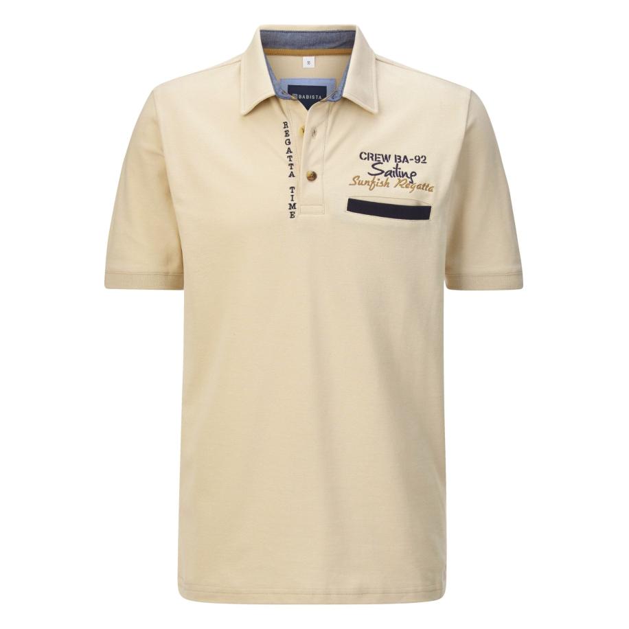 BABISTA Polo shirt Korte mouw beige -