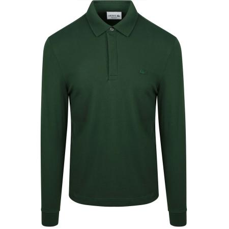 Lacoste Longsleeve Poloshirt Piqué Donkergroen